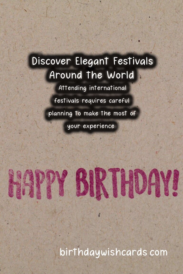 Elegant International Festival Guides You’ll Love