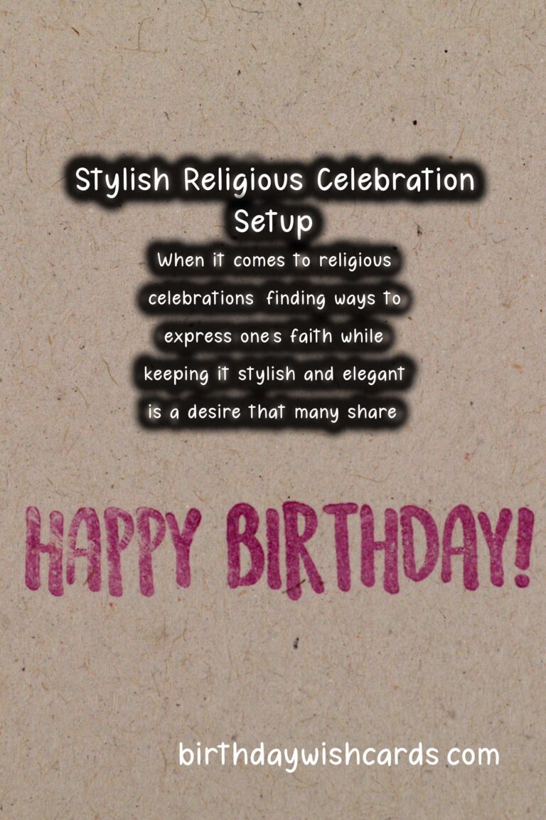 Elegant Religious Celebration Ideas That Reflect Your Style