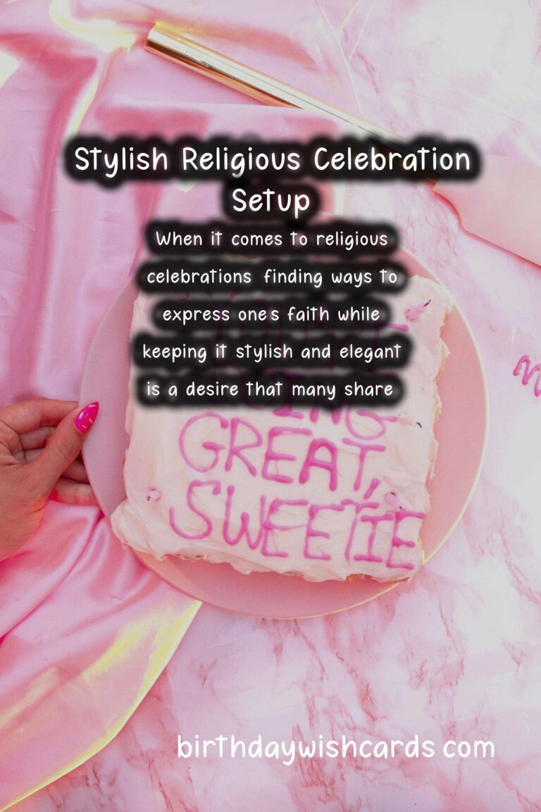 Elegant Religious Celebration Ideas That Reflect Your Style