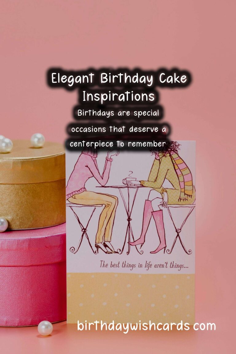 Elegant Ways to Craft Birthday Cake Ideas