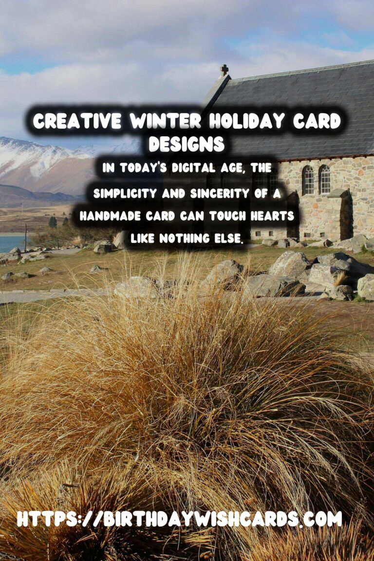 Enchanting Winter Holiday Cards: Handmade Designs to Warm Your Heart