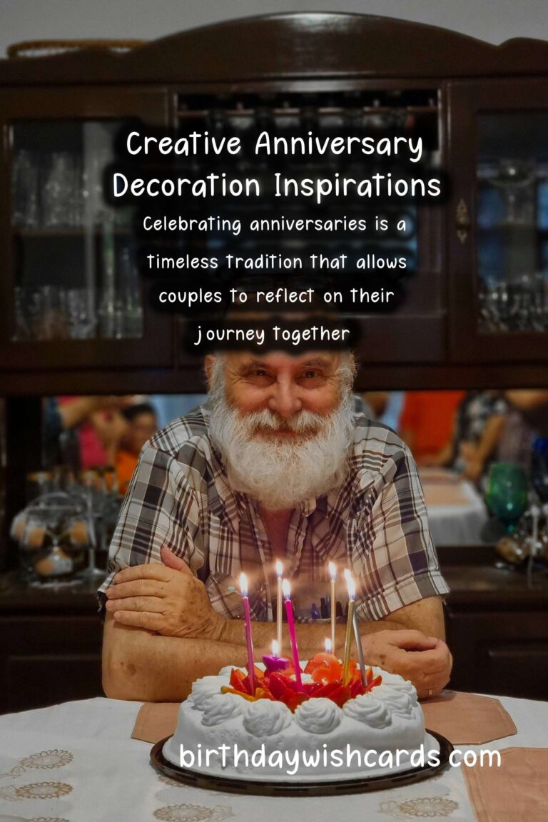Enriching Ways to Craft Anniversary Decoration Ideas