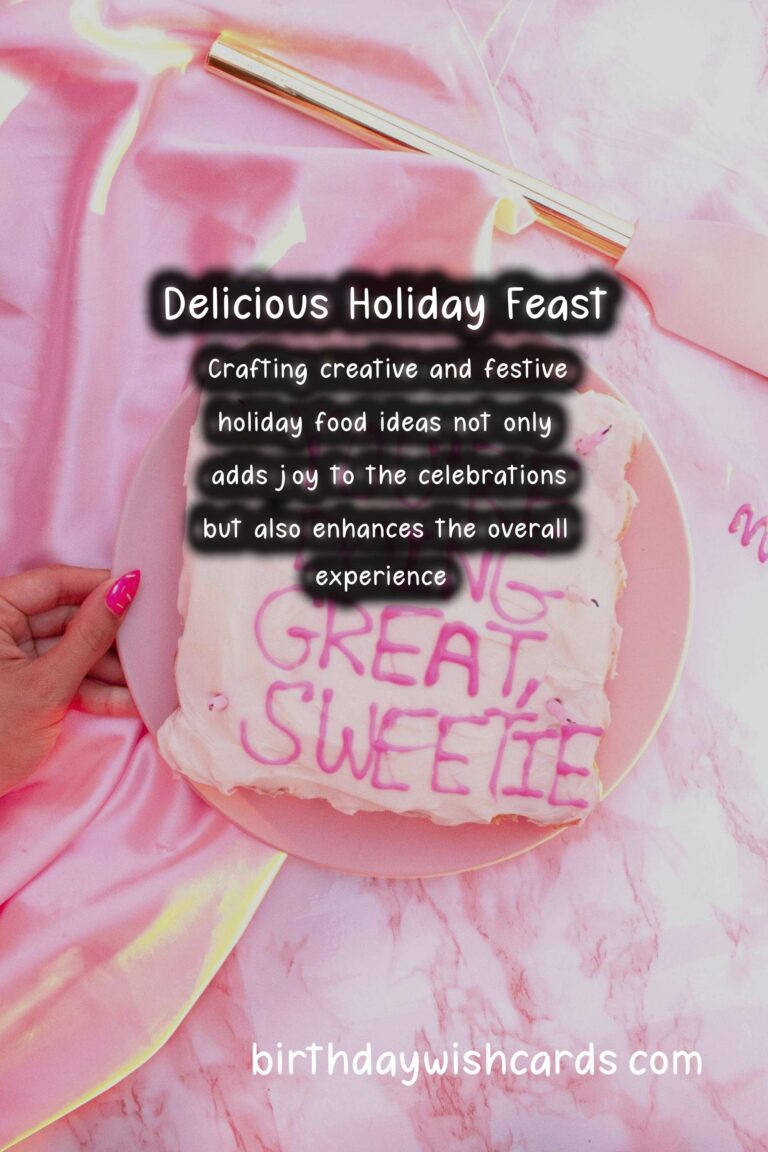Enriching Ways to Craft Holiday Food Ideas