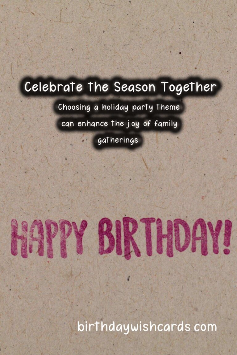 Essential Holiday Party Themes For the Whole Family