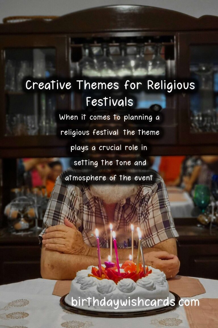 Essential Religious Festival Themes That Will Wow Your Guests