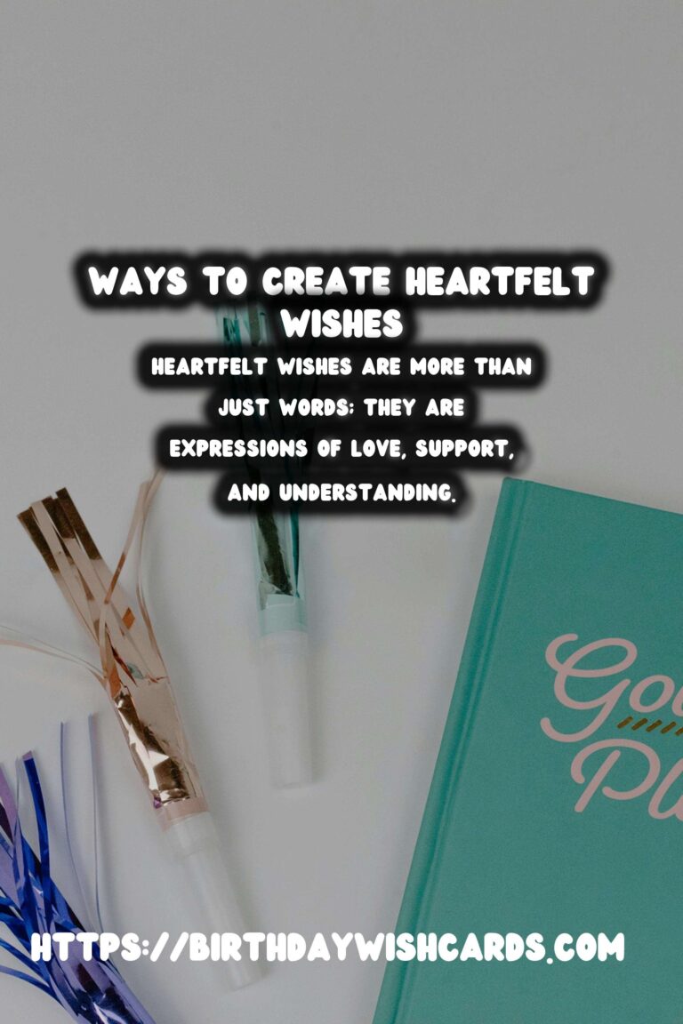 Essential Ways to Design Heartfelt Wishes