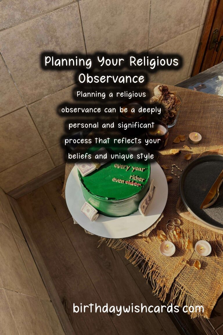 Expert Tips for Religious Observance Planning That Reflect Your Style