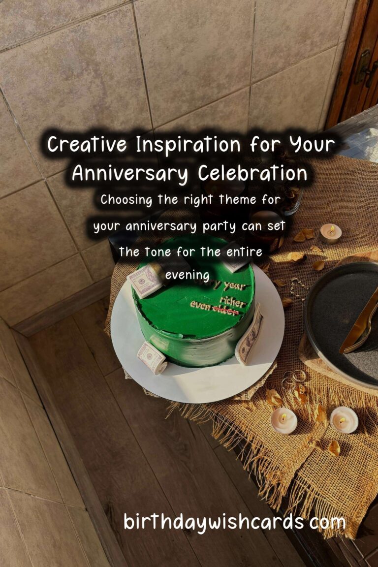 Fun Anniversary Party Themes For Lasting Impressions