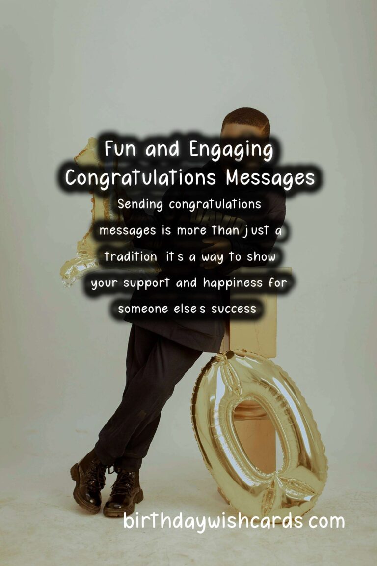 Fun Congratulations Messages For an Unforgettable Experience