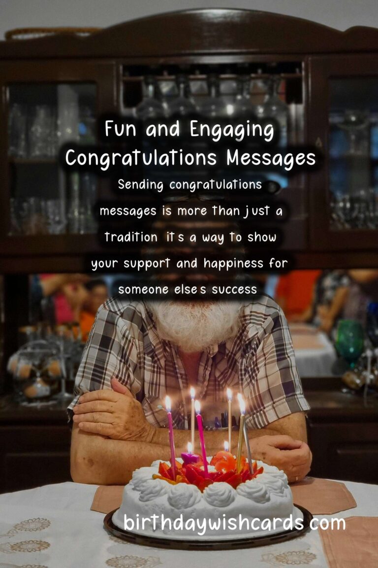 Fun Congratulations Messages For an Unforgettable Experience