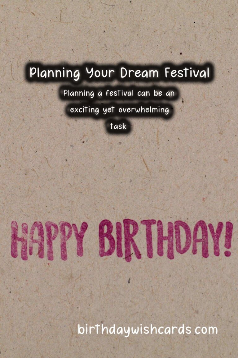 Fun Festival Planning Guide On a Budget