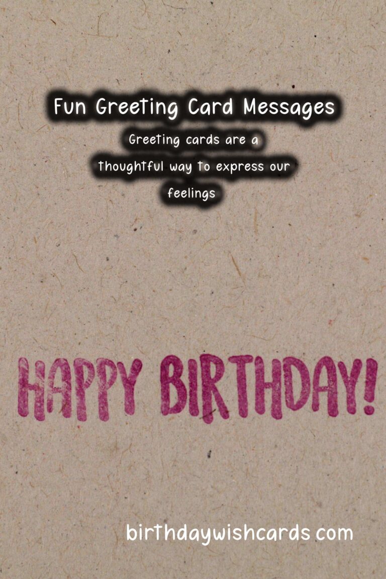 Fun Greeting Card Messages That Reflect Your Style
