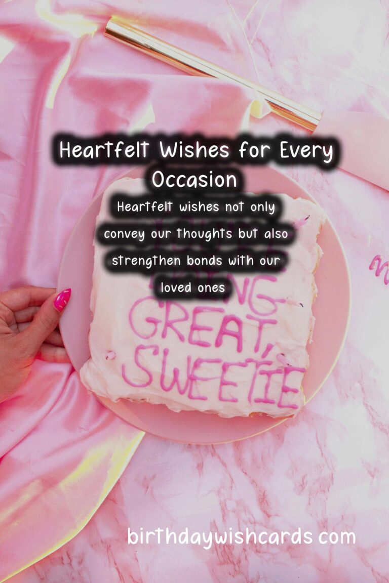 Fun Heartfelt Wishes That Everyone Will Love