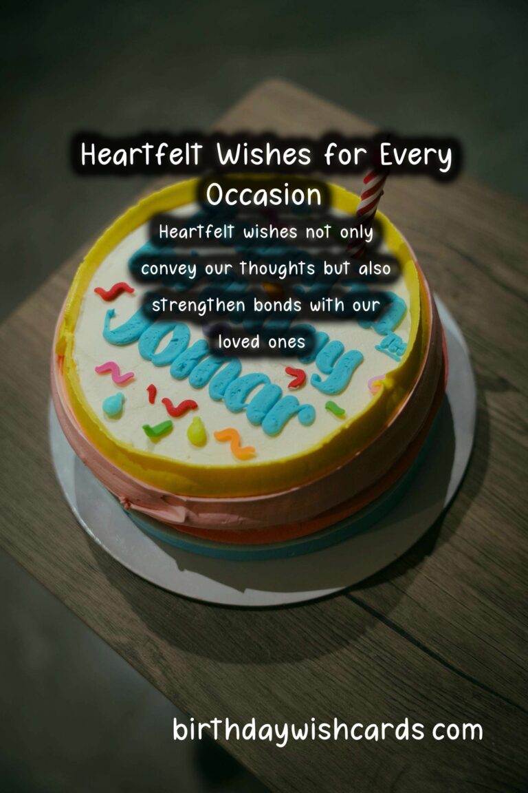 Fun Heartfelt Wishes That Everyone Will Love