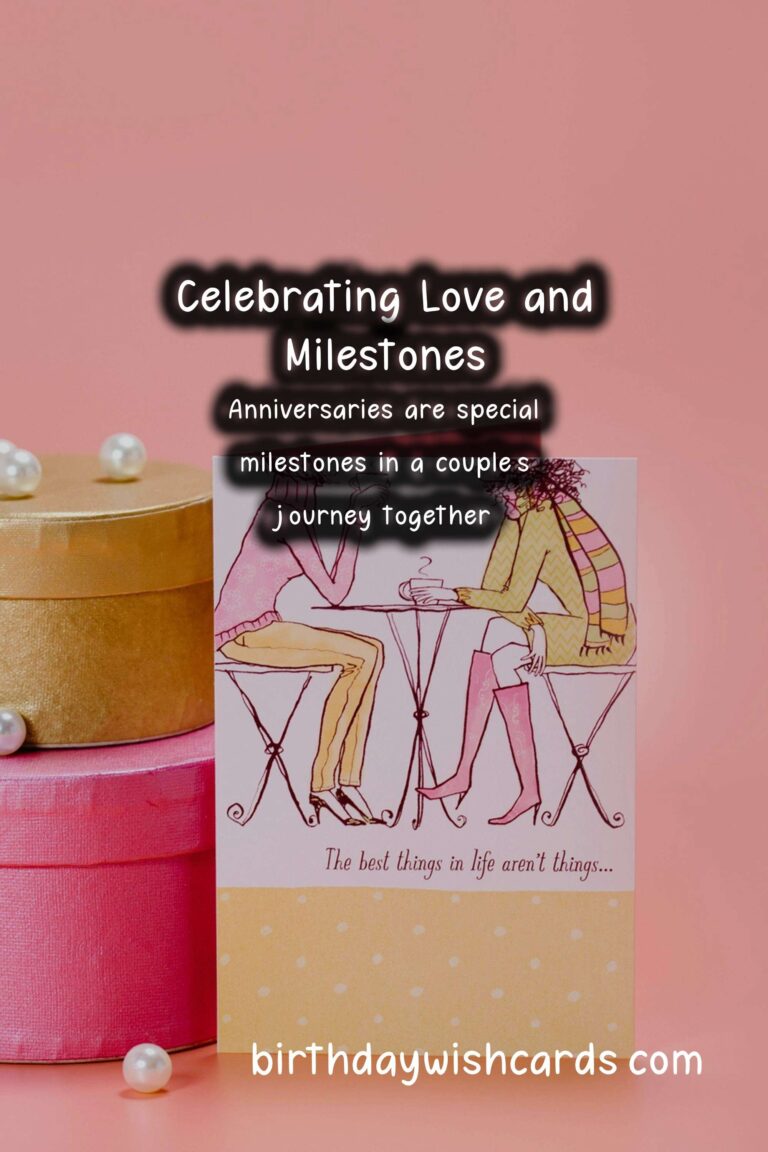 Heartfelt Ways to Design Anniversary Wishes