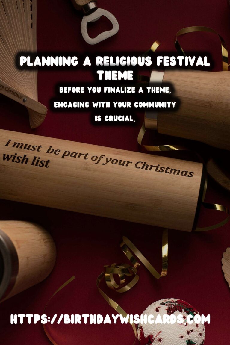 Heartfelt Ways to Plan Religious Festival Themes