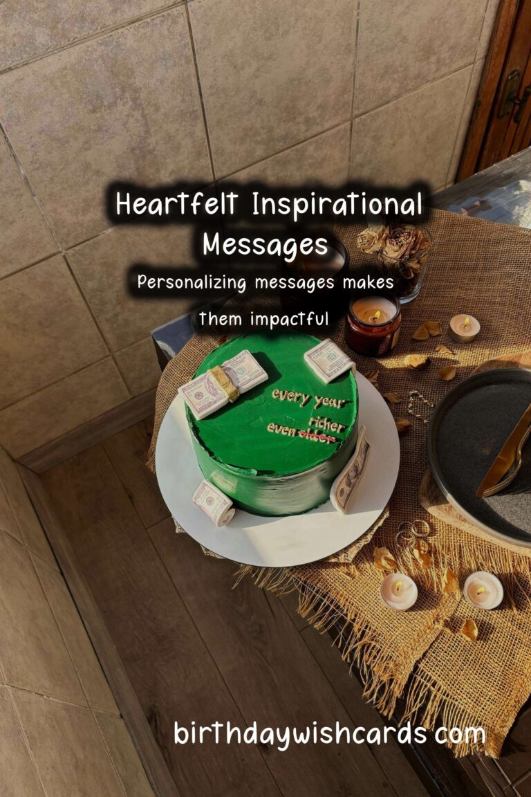 Heartfelt Ways to Prepare Inspirational Messages