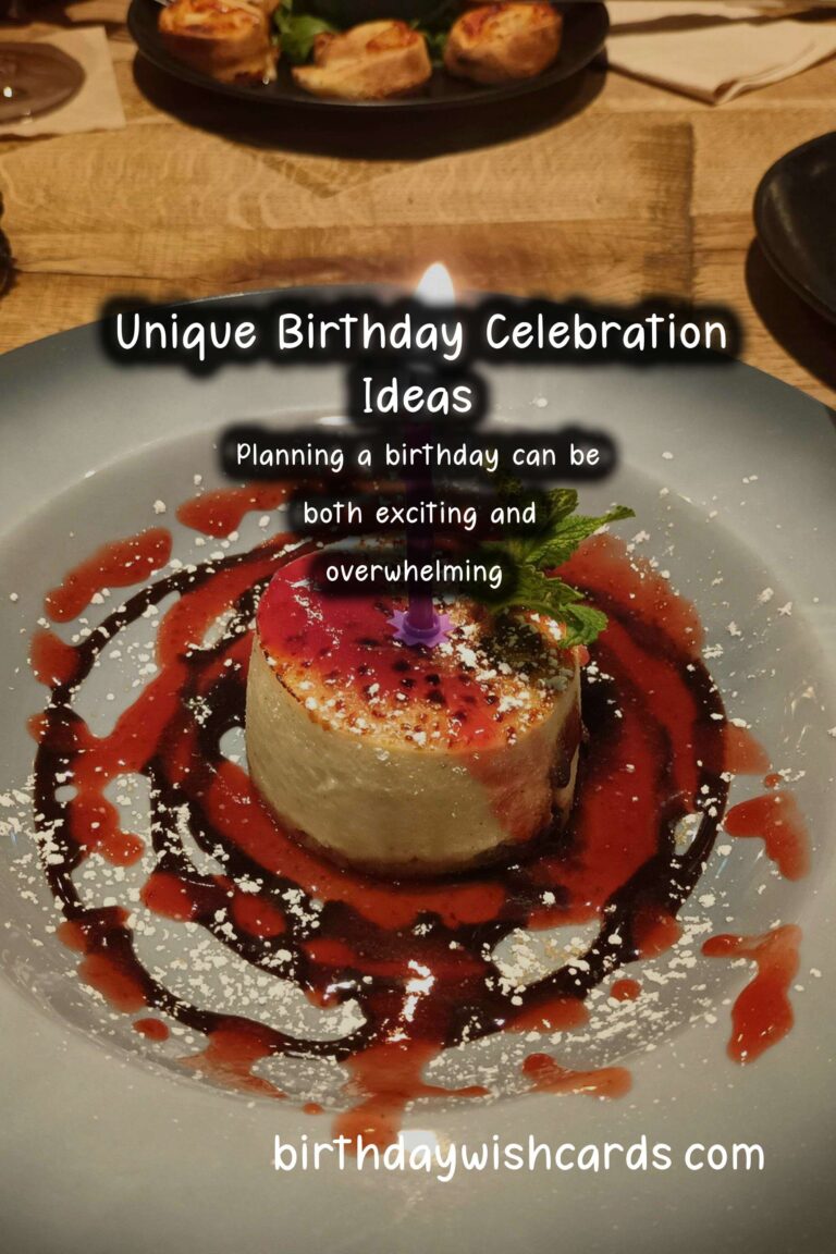 Heartfelt Ways to Prepare for Birthday Planning Tips