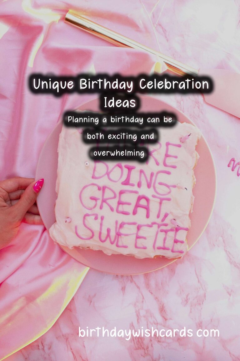 Heartfelt Ways to Prepare for Birthday Planning Tips