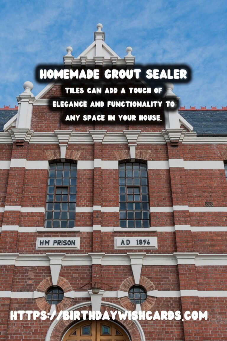 Homemade Grout Sealer: Protect Your Tiles with DIY Solutions