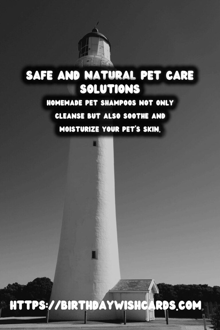 Homemade Pet Shampoo: Natural & Gentle Solutions for Lovable Companions