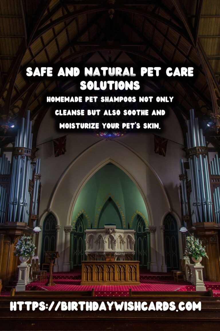 Homemade Pet Shampoo: Natural & Gentle Solutions for Lovable Companions