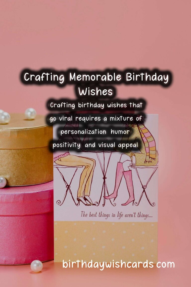 How to Craft Birthday Wishes That Go Viral