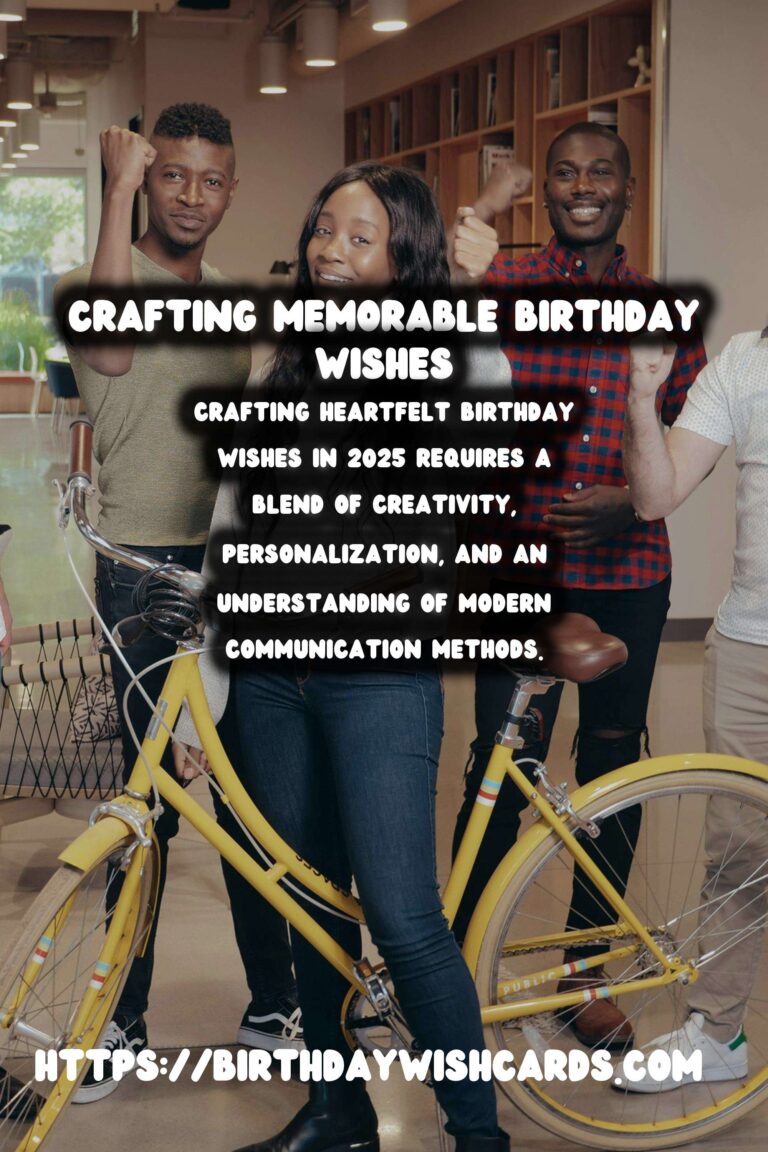 How to Craft Birthday Wishes in 2025