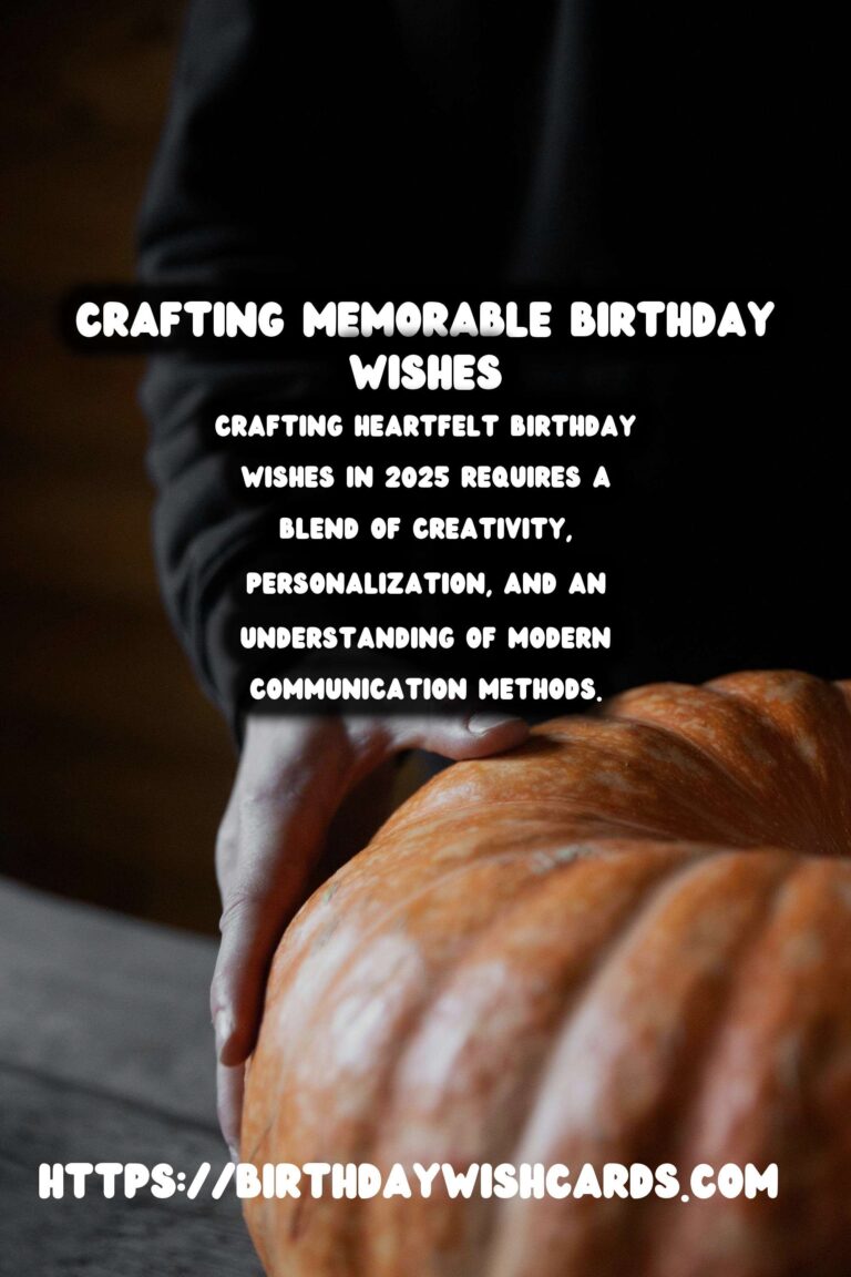 How to Craft Birthday Wishes in 2025