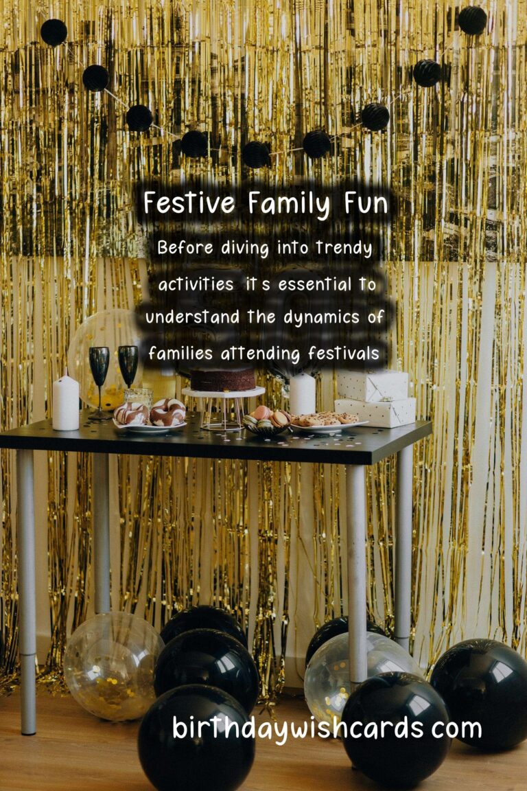 How to Craft Trendy Festival Activities for Families