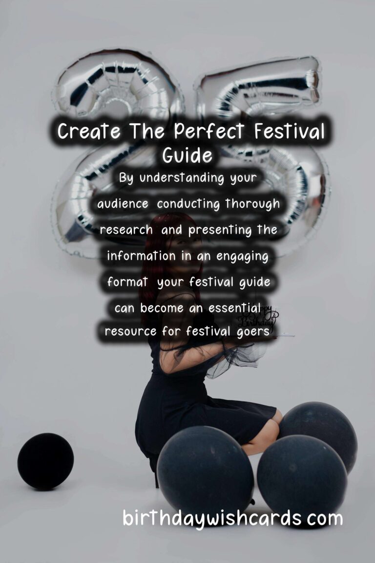 How to Create International Festival Guides For Every Age Group