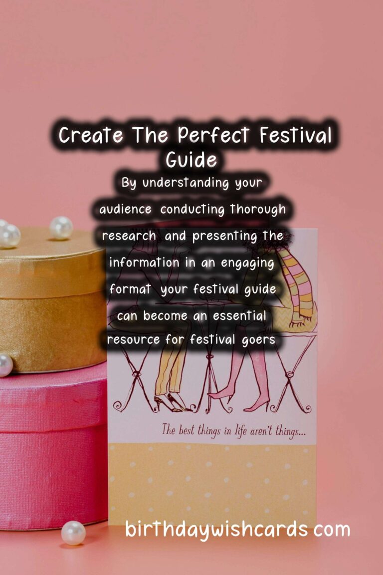 How to Create International Festival Guides For Every Age Group
