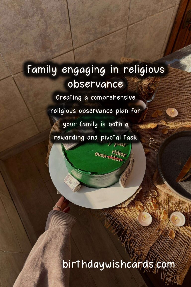 How to Create Religious Observance Planning for the Whole Family