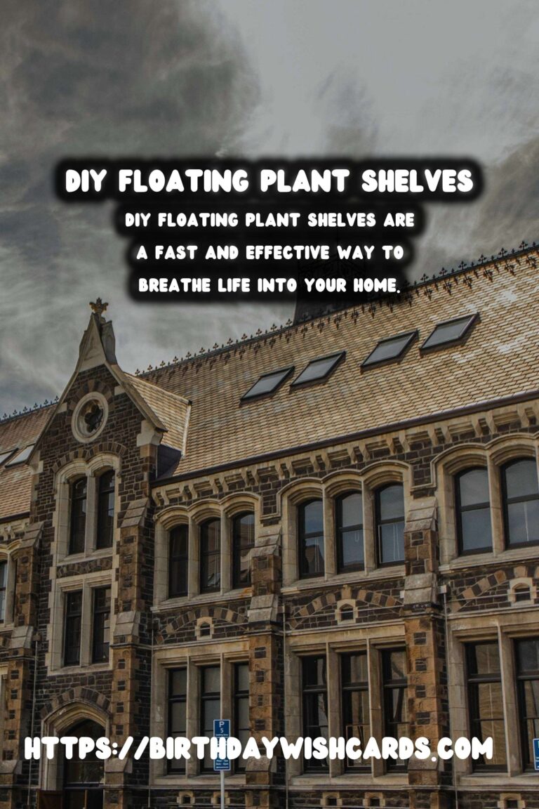How to Create Stunning DIY Floating Plant Shelves for Your Home