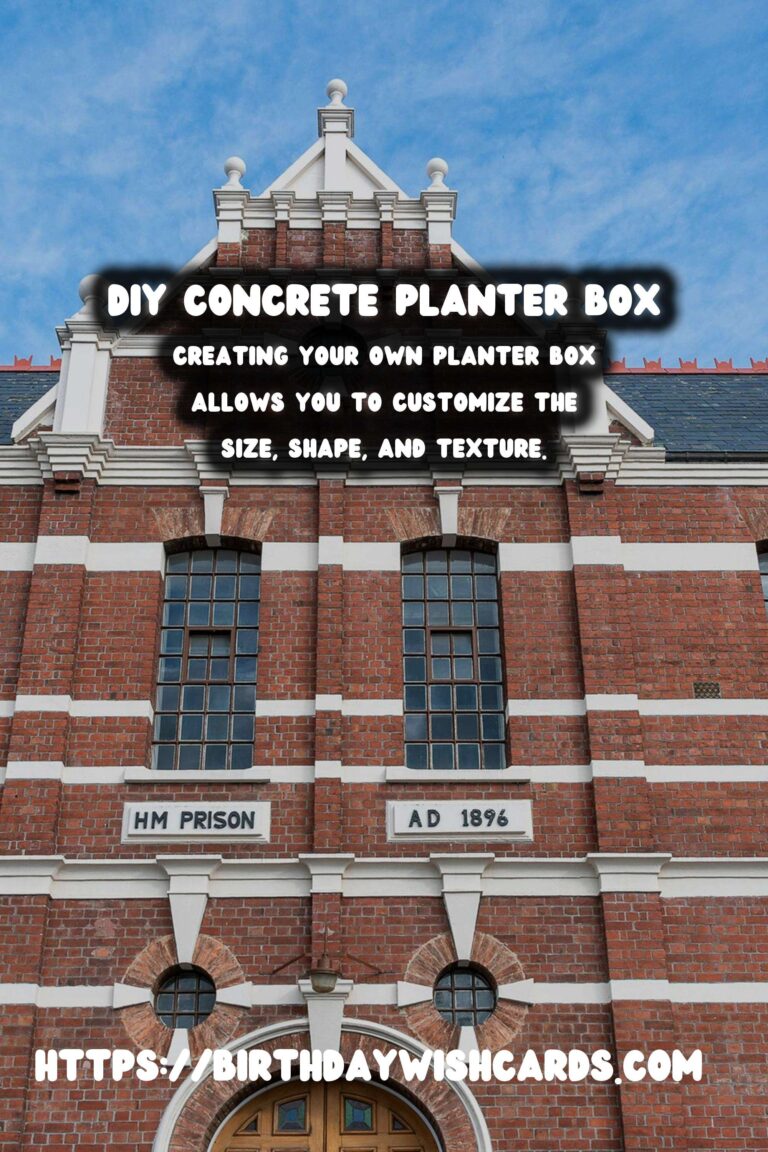 How to Create a DIY Concrete Planter Box for Your Herb Garden