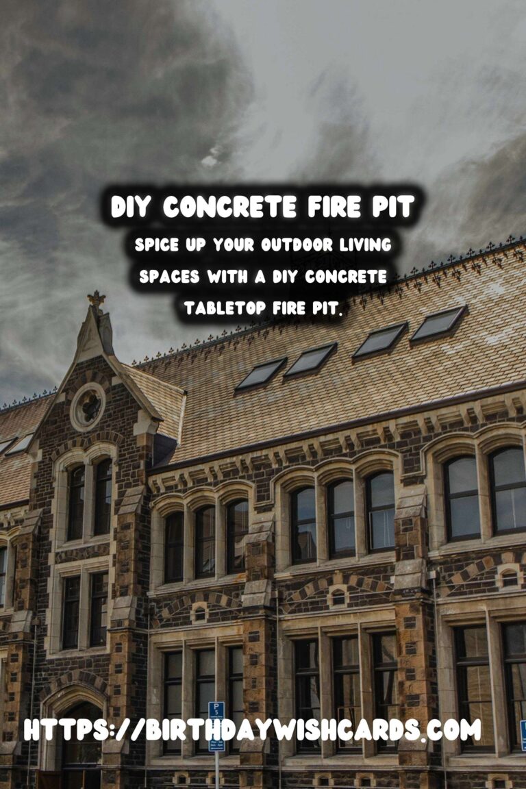 How to Create a DIY Concrete Tabletop Fire Pit: Your Ultimate Guide