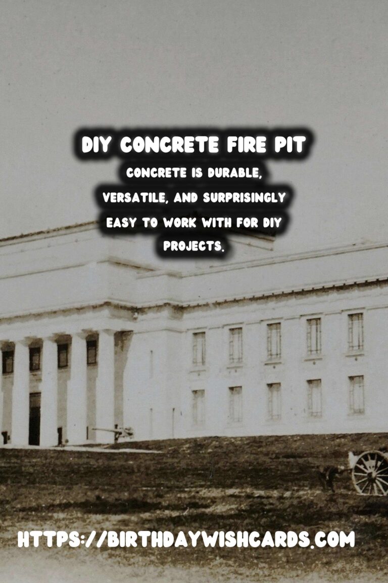 How to Create a DIY Concrete Tabletop Fire Pit: Your Ultimate Guide