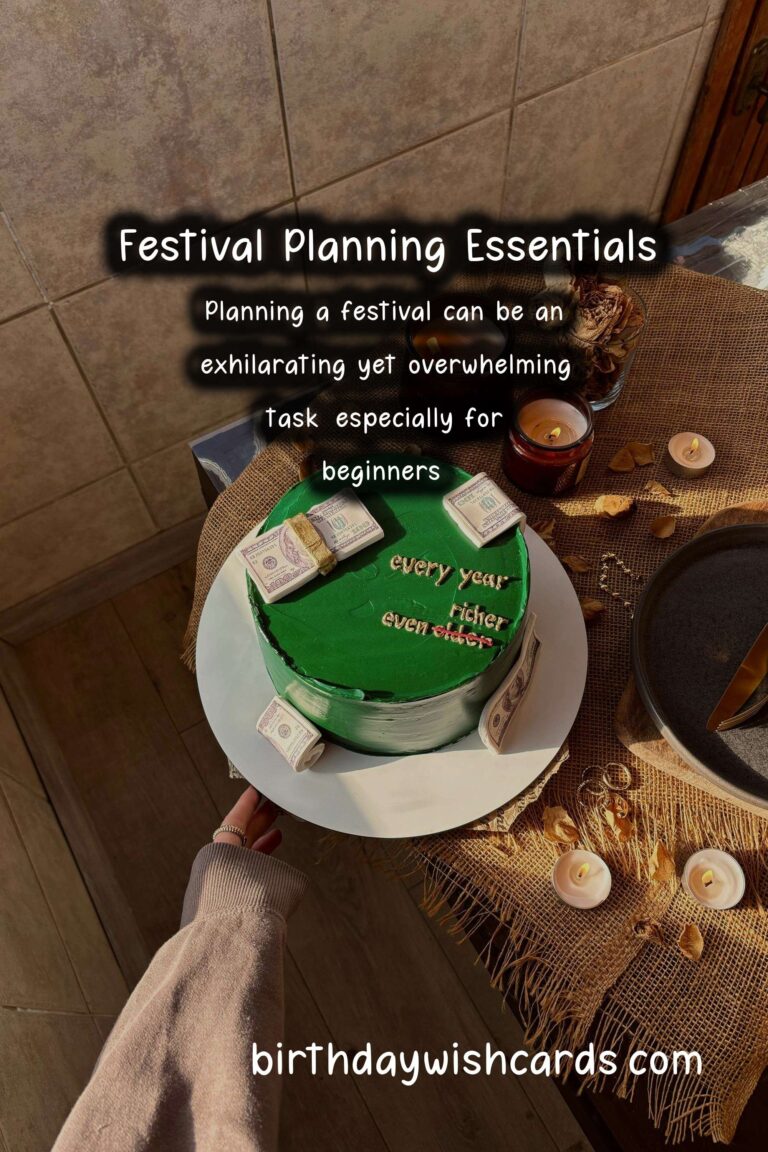 How to Create a Festival Planning Guide for Beginners