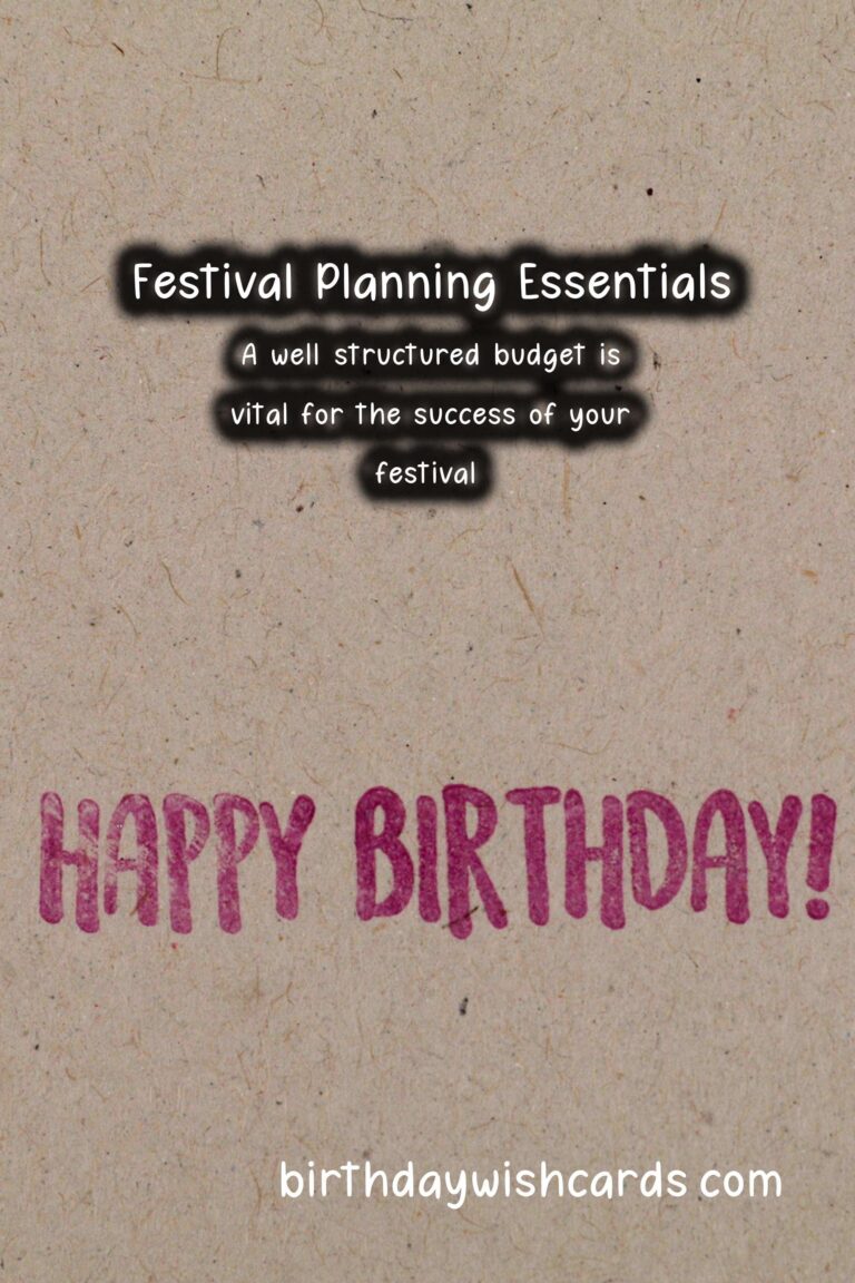 How to Create a Festival Planning Guide for Beginners