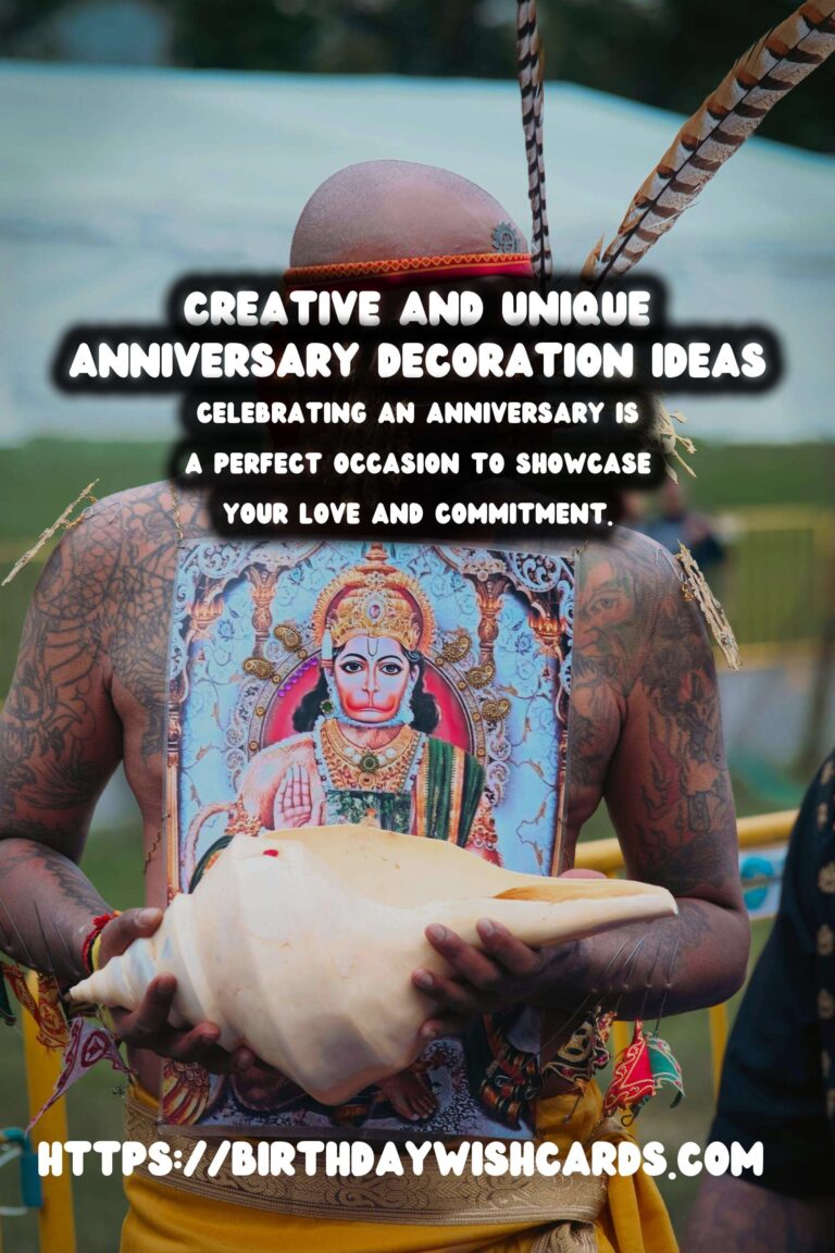How to Customize Anniversary Decoration Ideas That Are Unique