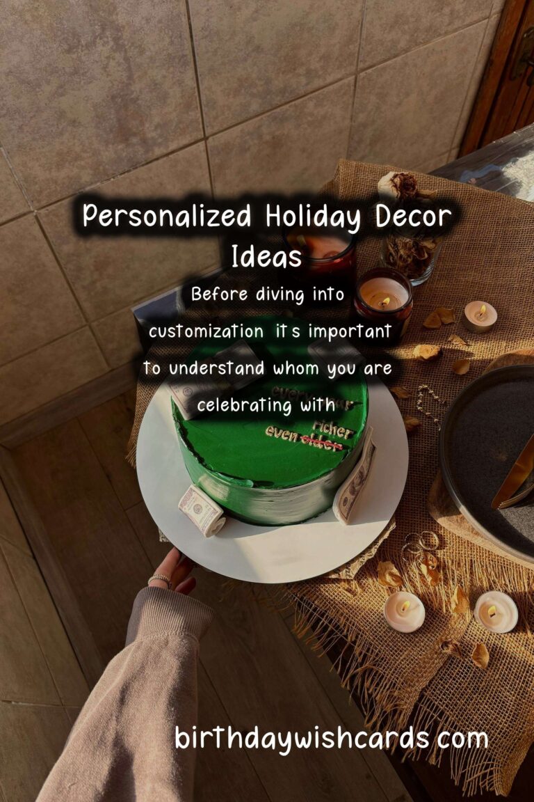 How to Customize Holiday Celebration Ideas to Try This Year