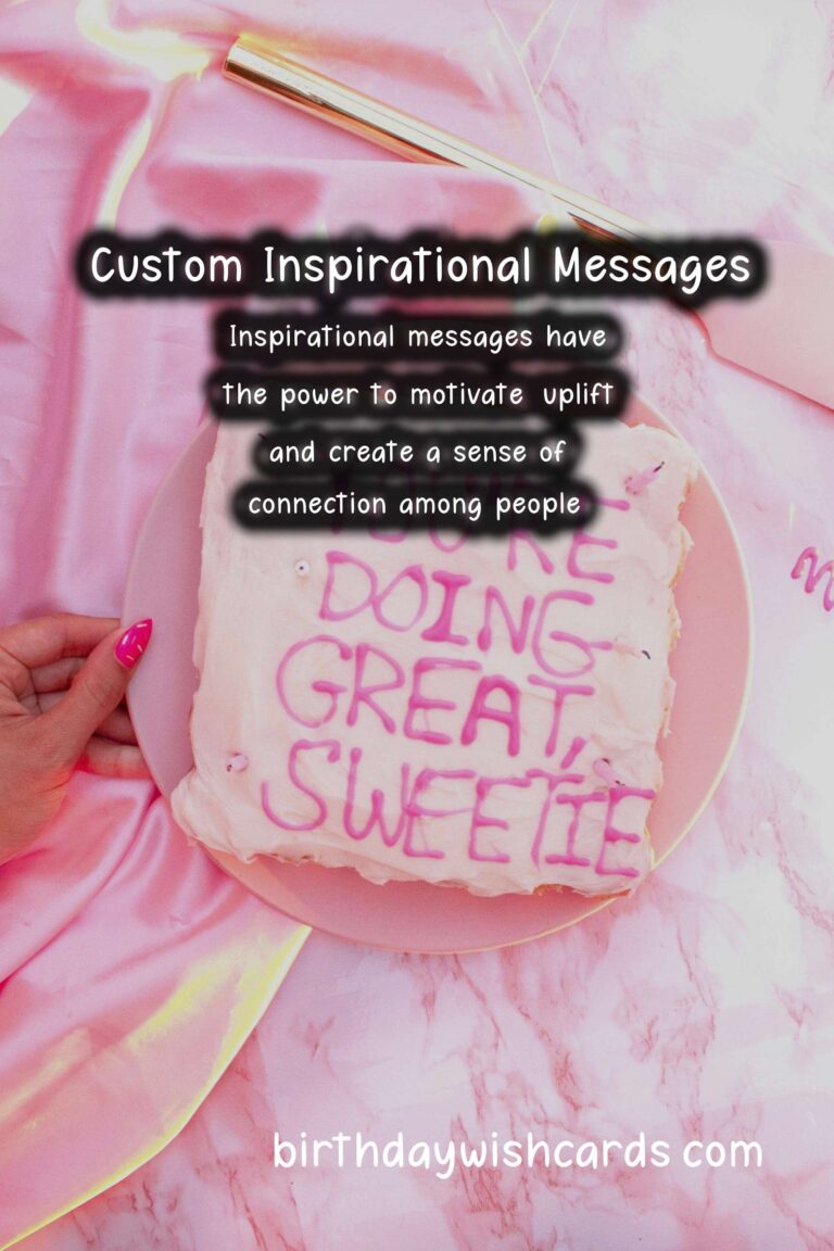 How to Customize Inspirational Messages That Inspire Connection