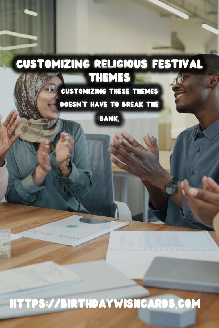 How to Customize Religious Festival Themes On a Budget