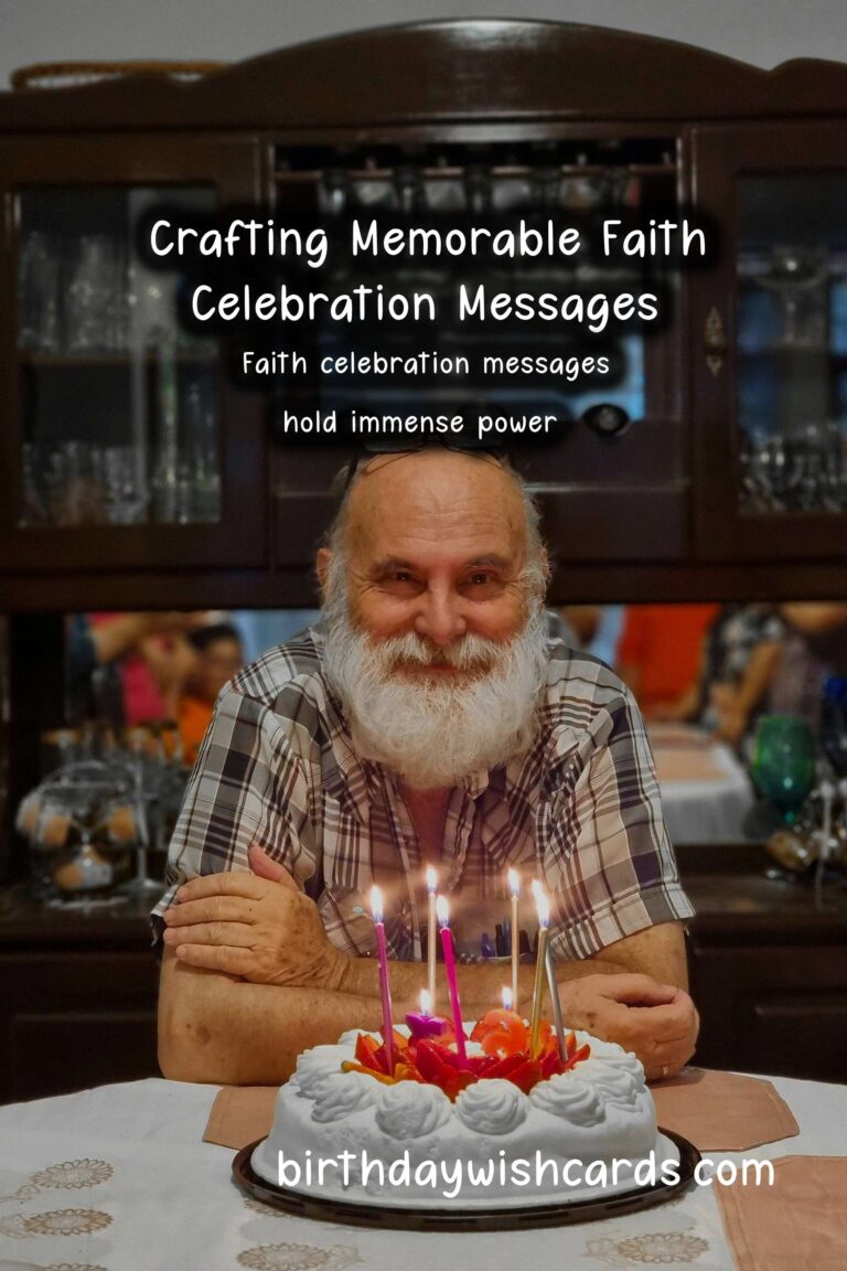 How to Design Faith Celebration Messages That Make Memories