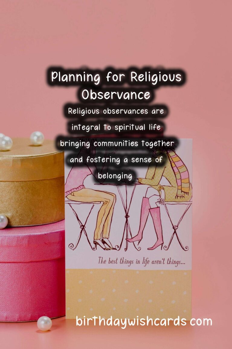 How to Design Religious Observance Planning for Every Budget