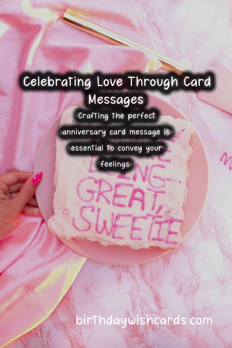 How to Organize Anniversary Card Messages That Everyone Will Love