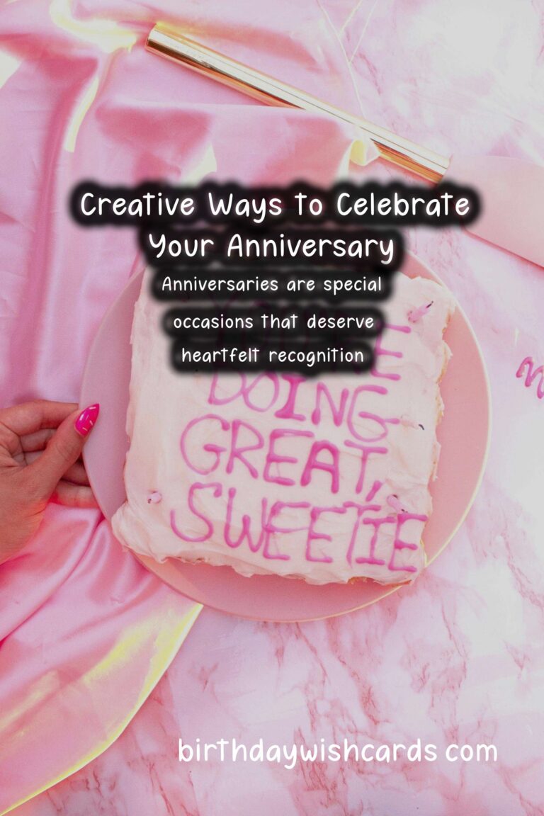 How to Organize Anniversary Wishes That Reflect Your Style