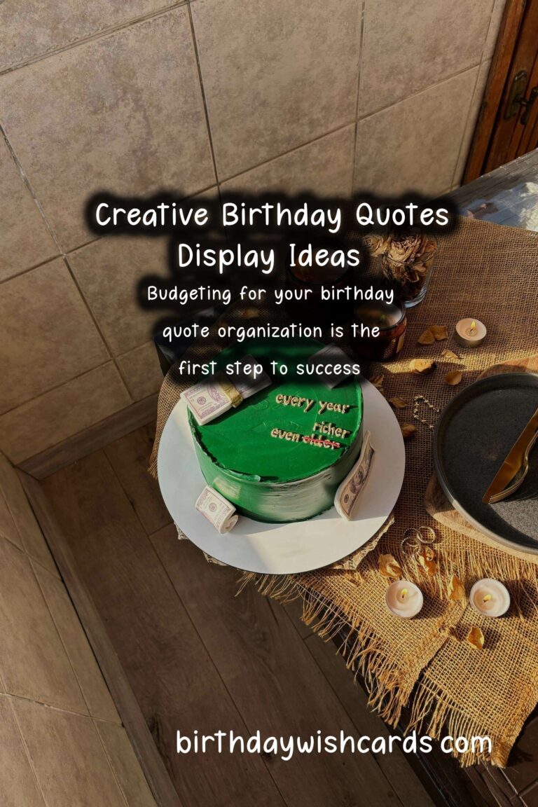 How to Organize Birthday Quotes On a Budget