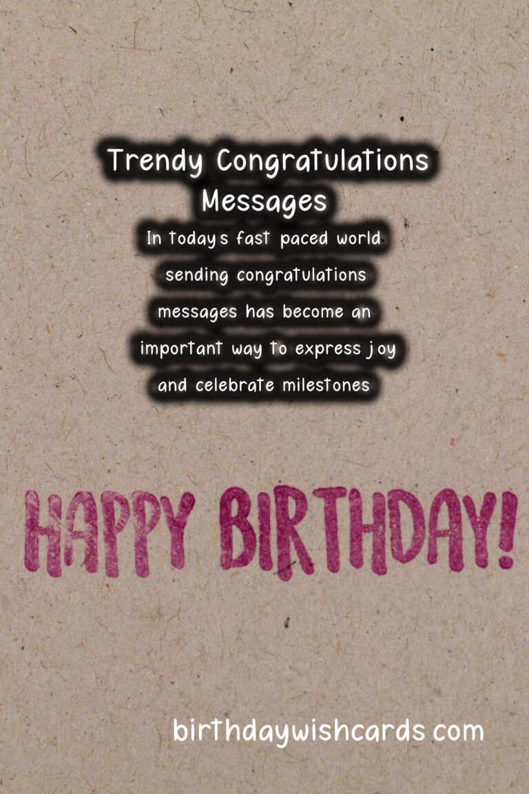 How to Organize Congratulations Messages That Are Trendy
