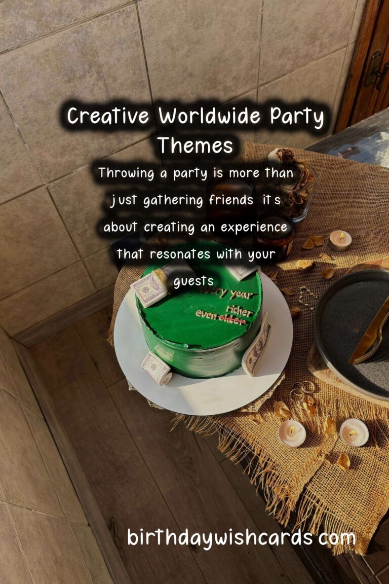 How to Organize Worldwide Party Themes For Every Personality